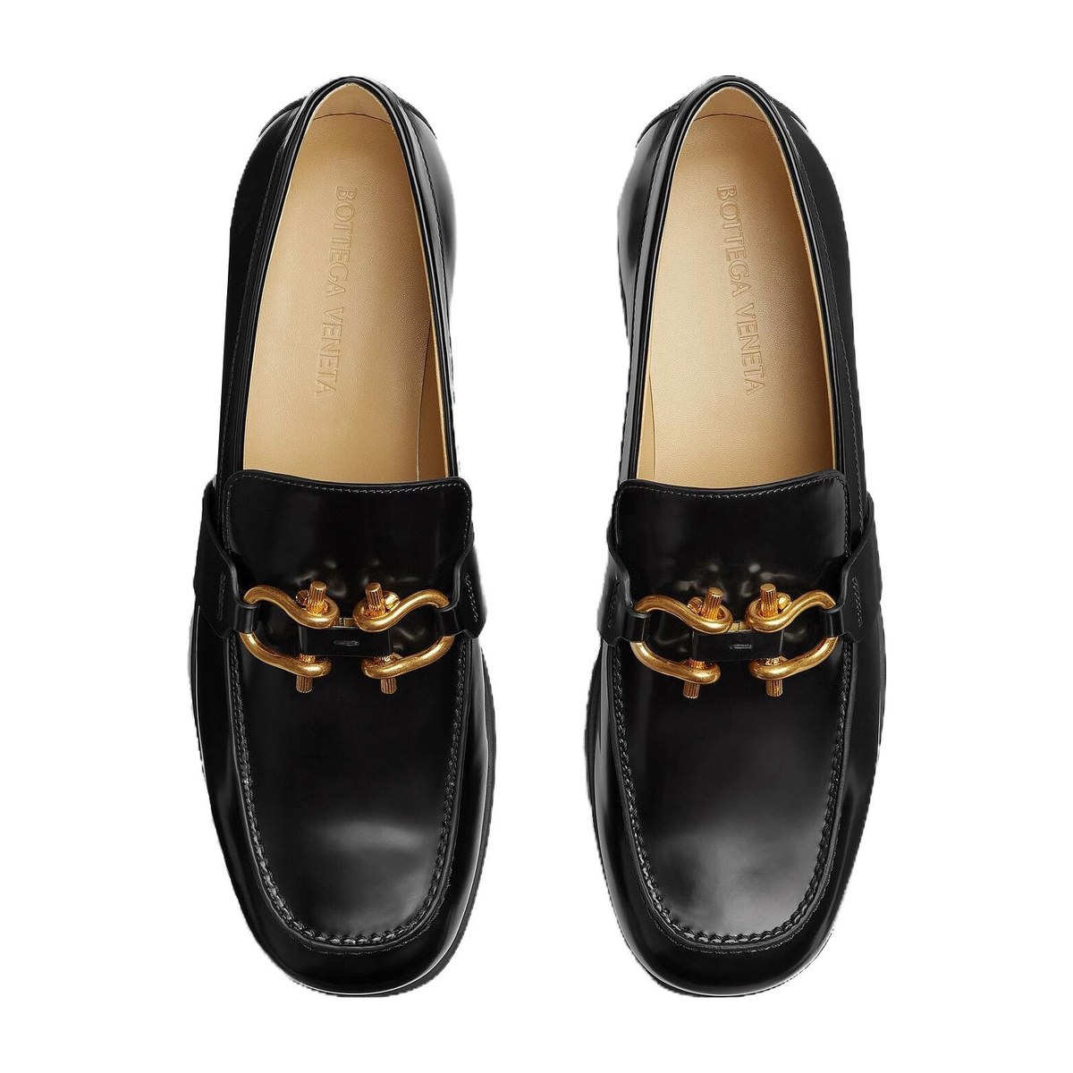 Bottega Veneta Leather Loafers Black