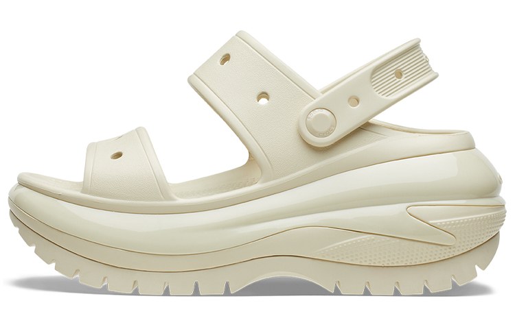 Crocs Platform Sport Sandal Bone White
