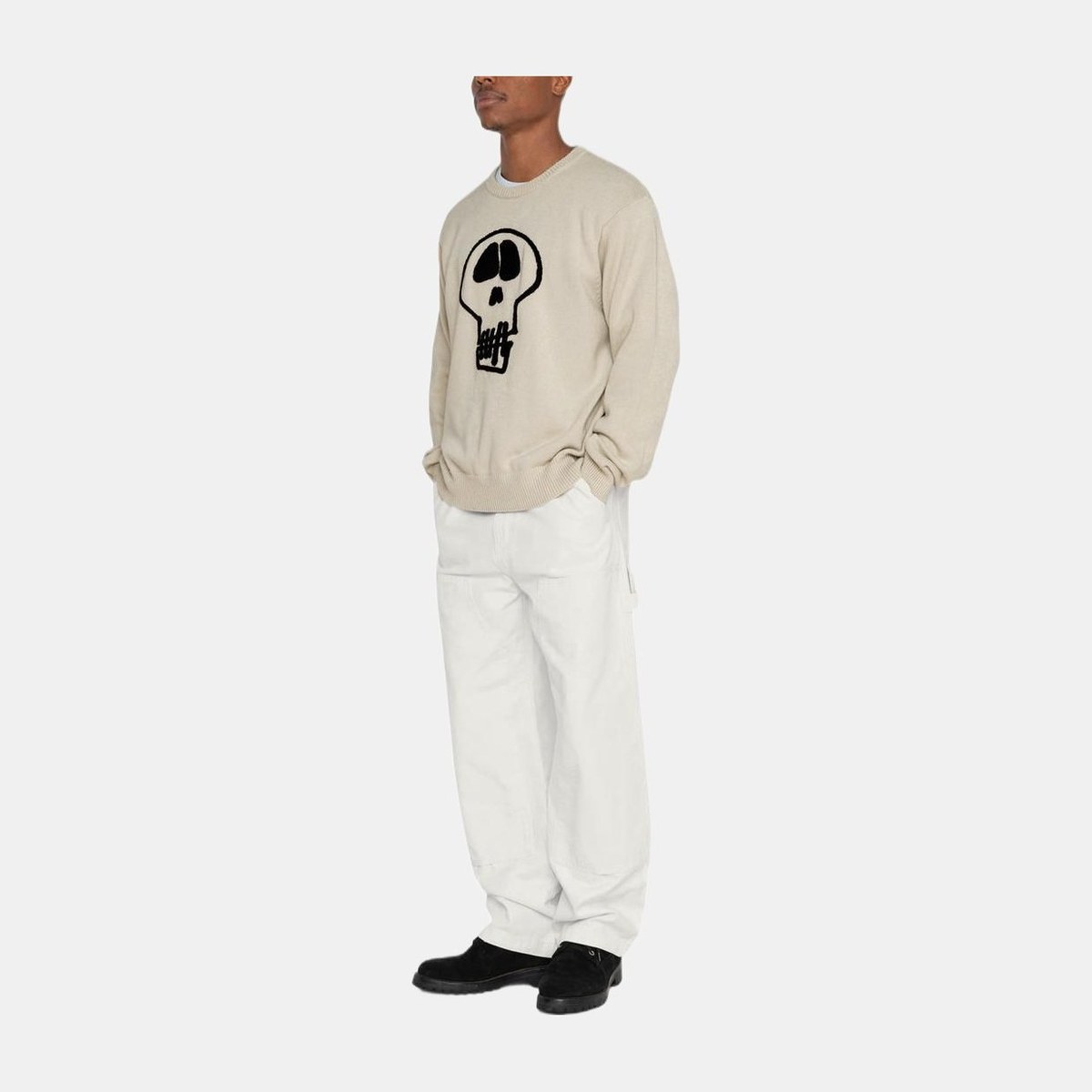 Stussy FW22 Skull Print Sweater