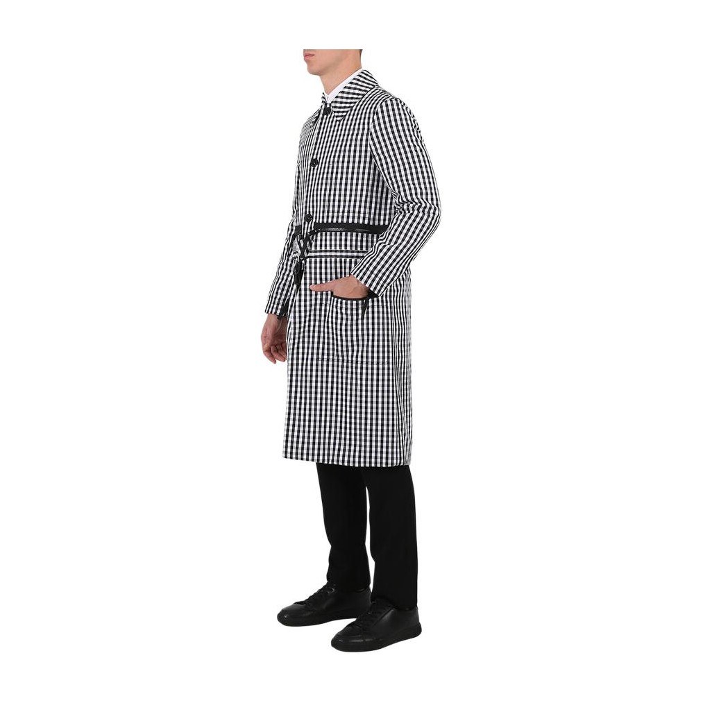 Burberry Trench Coat Black White