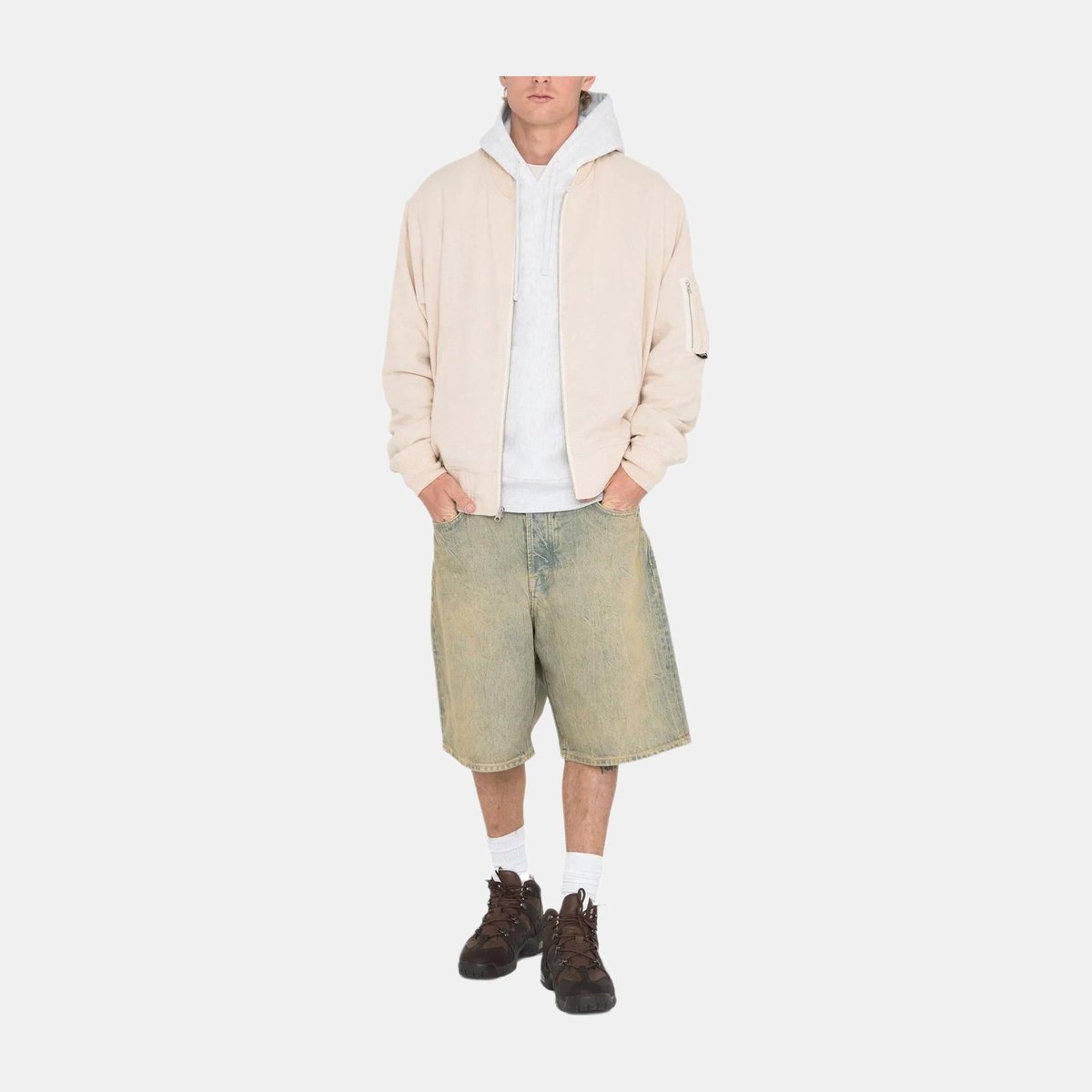 Stussy Linen Beach Bomber
