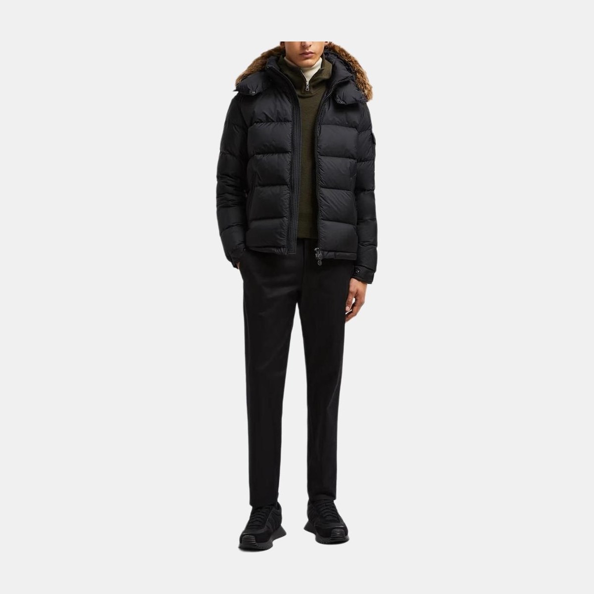 Moncler Mayaf Short Down Jacket Black