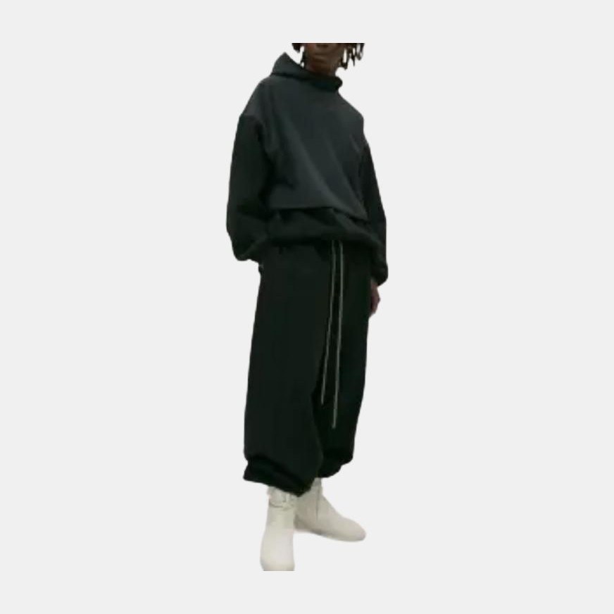 Fear of God Essentials Nylon Fleece Hoodie Black