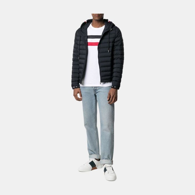 Moncler SS21 Hooded Down Jacket Blue