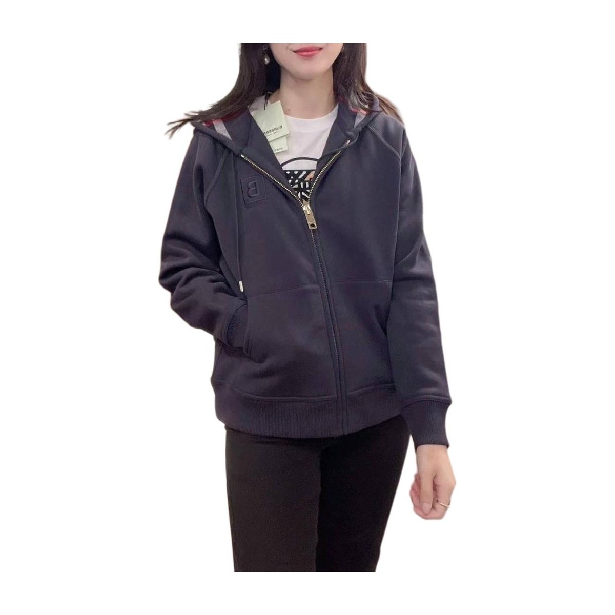 Burberry Hoodie Blue
