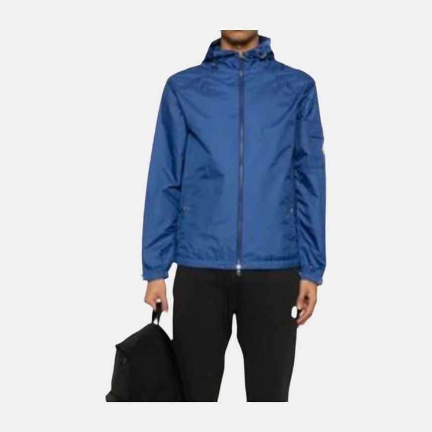 Moncler Hooded Jacket Blue