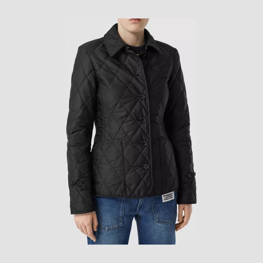 Burberry Quilted Jacket Black