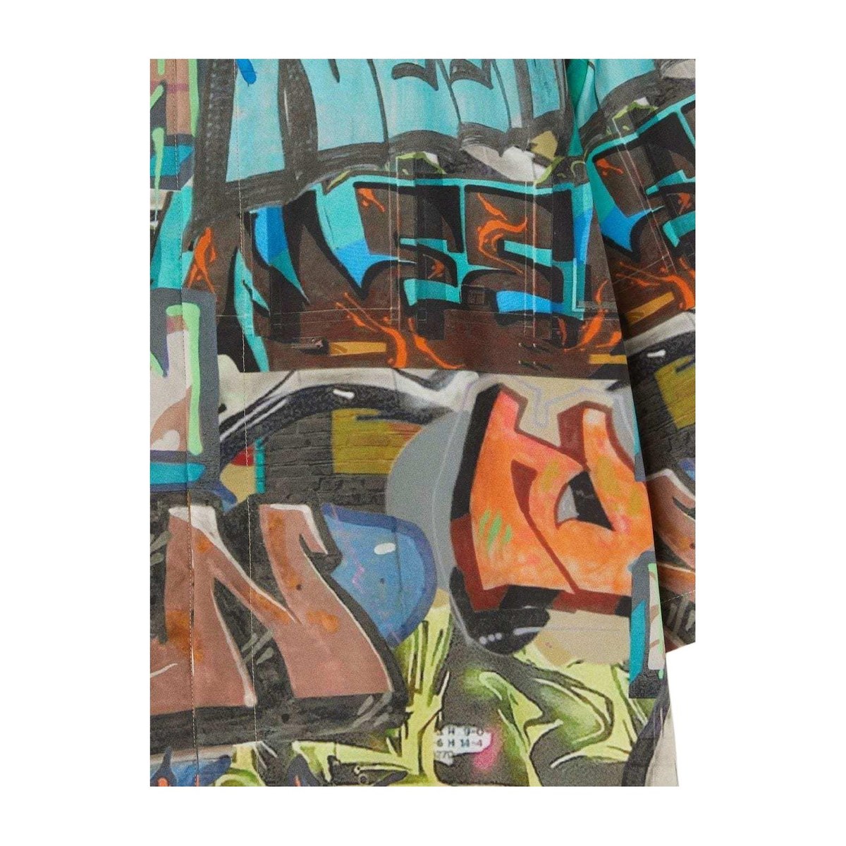 OFF-WHITE SS22 Graffiti Print Shirt