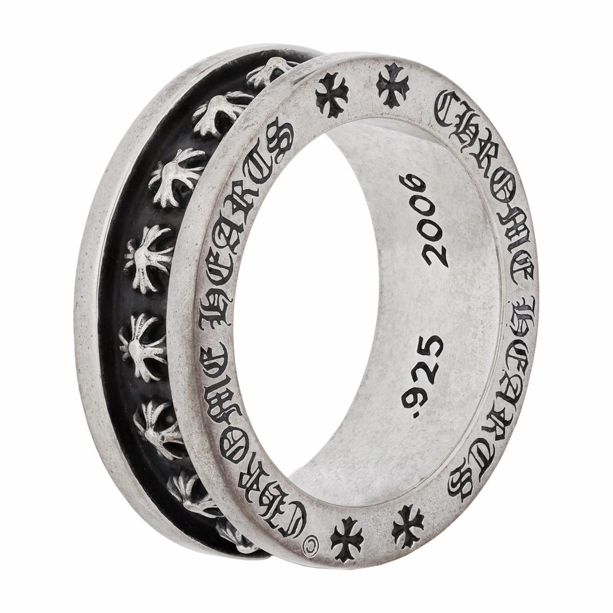 Chrome Hearts Mini Ch Plus Silver Ring