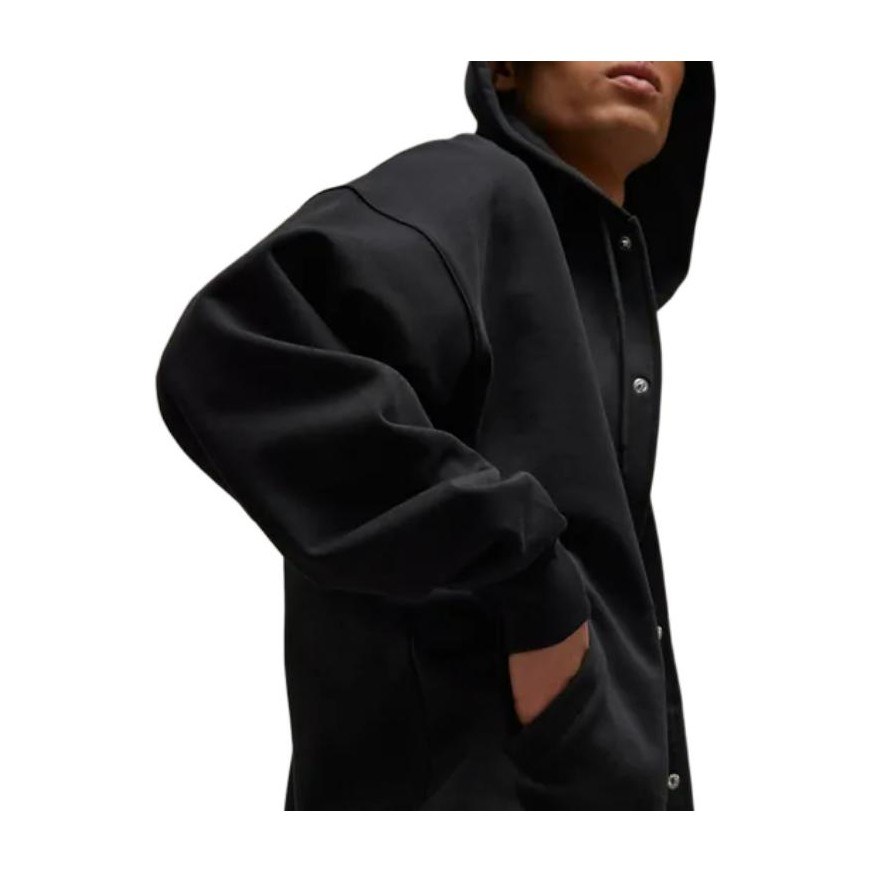 Y-3 Logo Print Hoodie Black