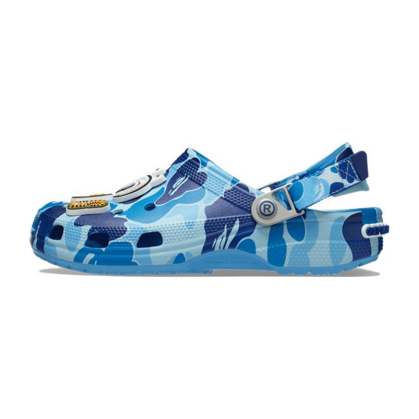 A BATHING APE x Crocs Classic Clog Blue