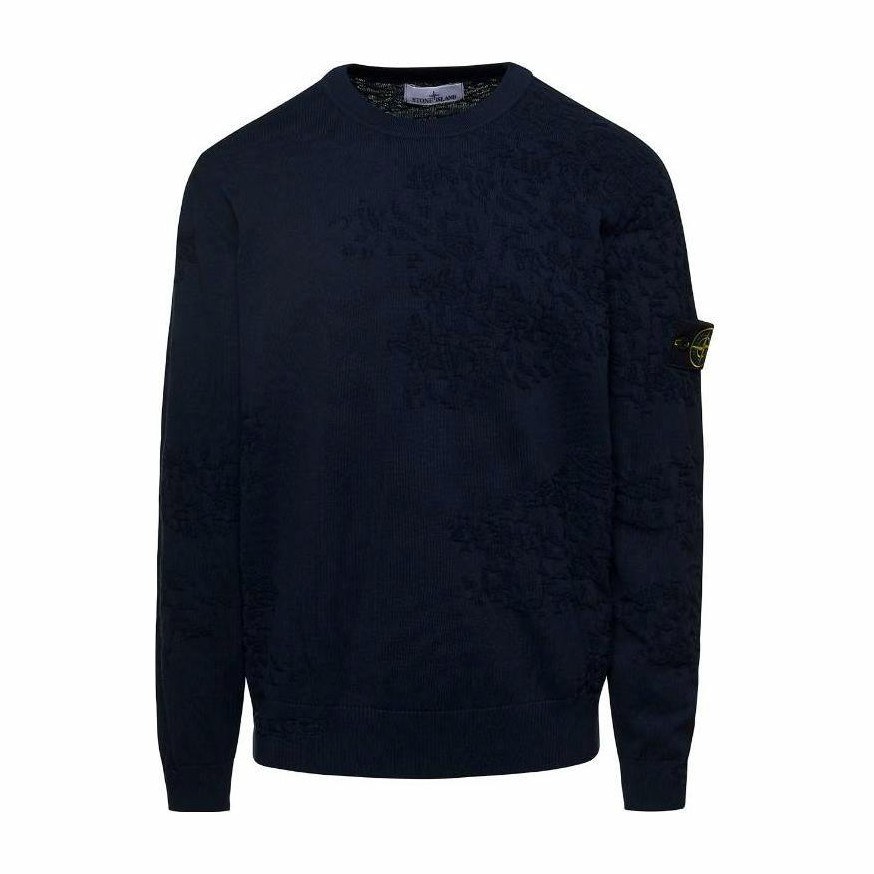 Stone Island SS23 Navy Pullover Sweatshirt