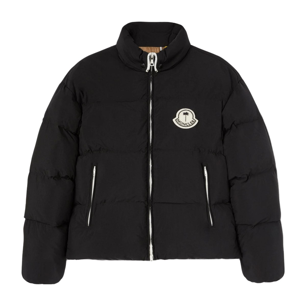 Moncler x Palm Angels FW23 Nylon Down Jacket Black