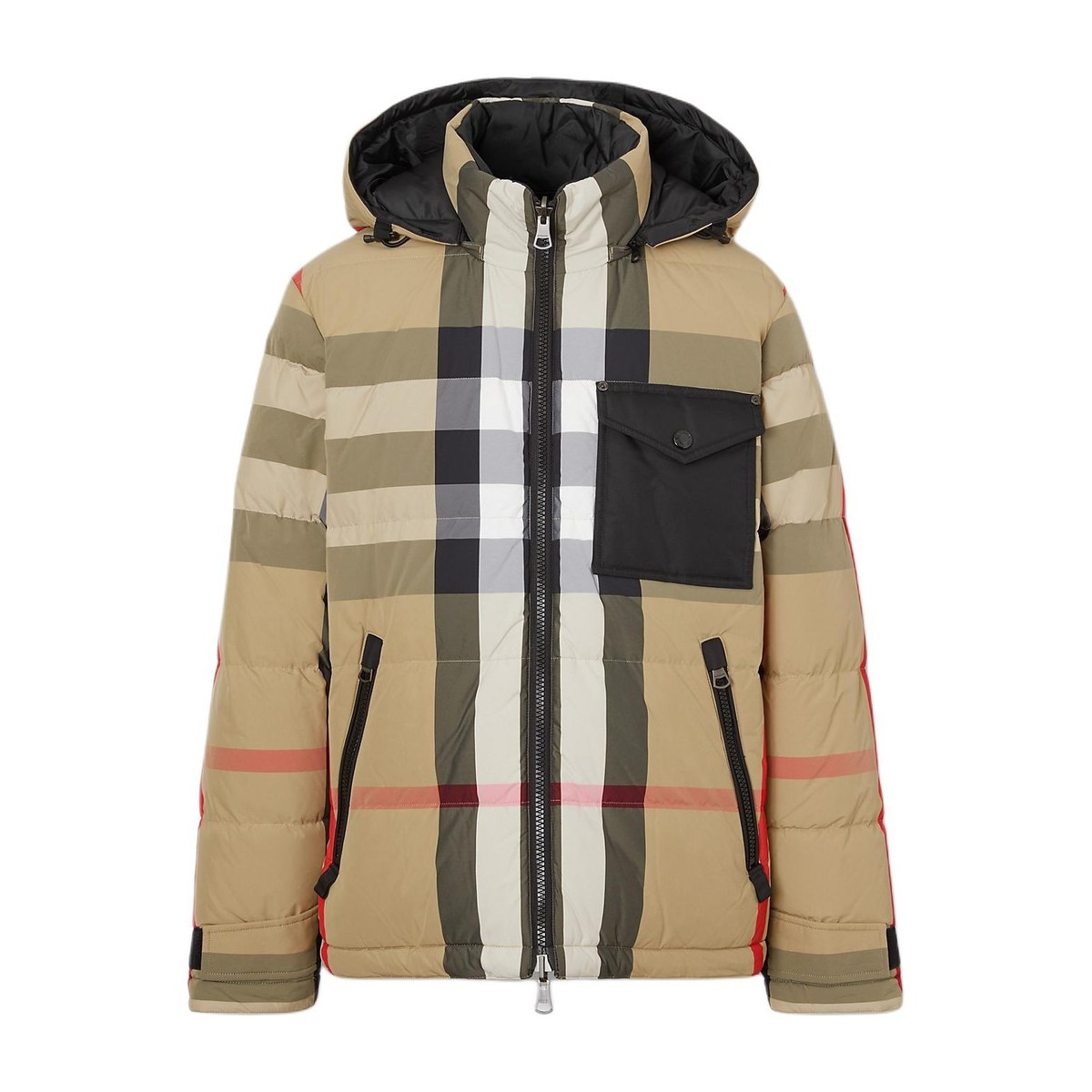 Burberry FW22 Hooded Puffer Jacket Beige