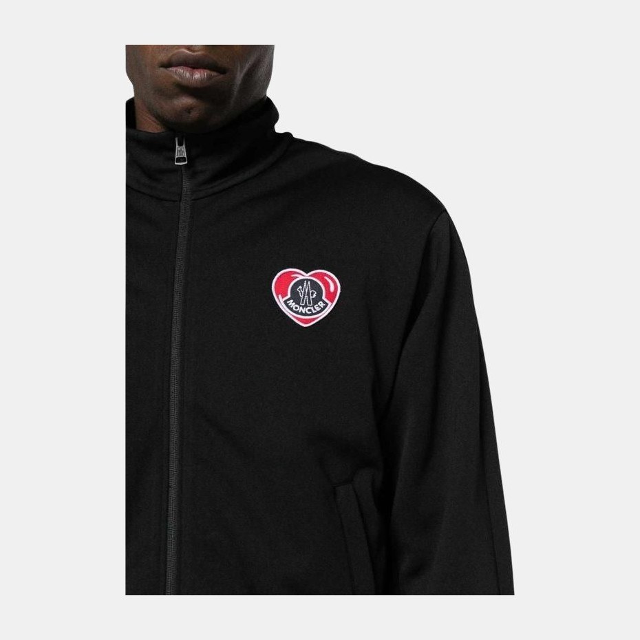 Moncler Moncoeur Motif Zip-Up Sweatshirt