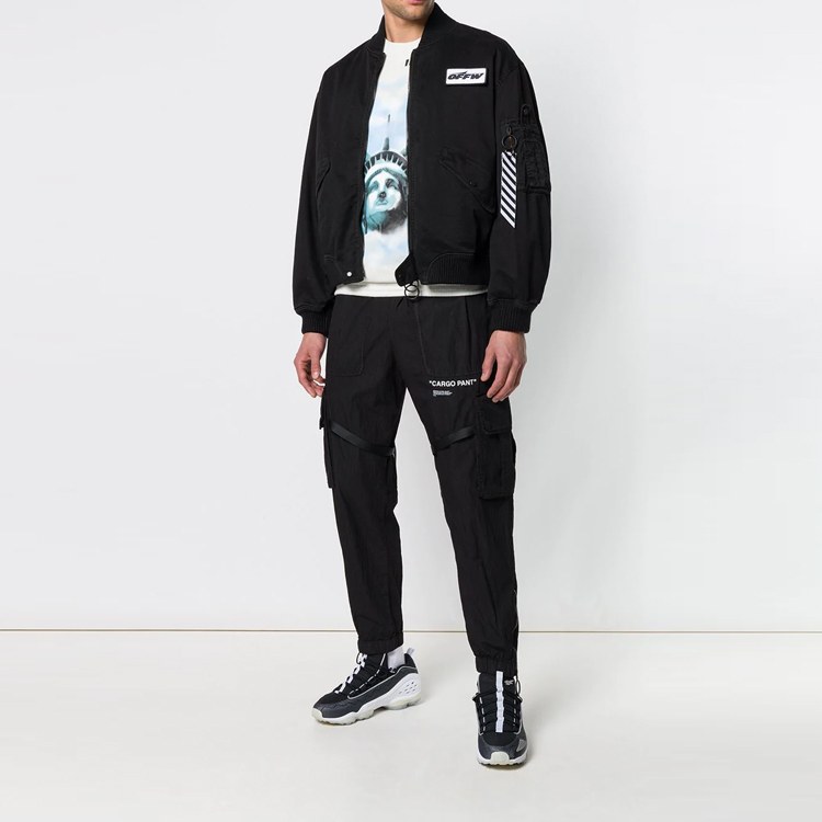 OFF-WHITE SS20 Bomber Jacket Black