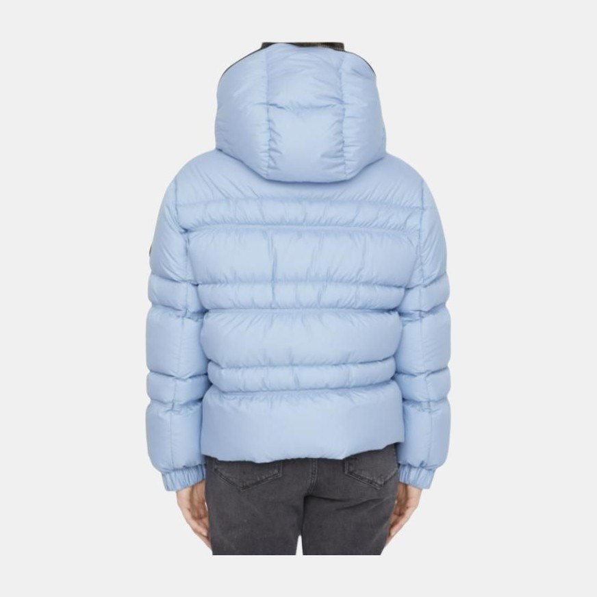 Moncler Hooded Zip Jacket Blue