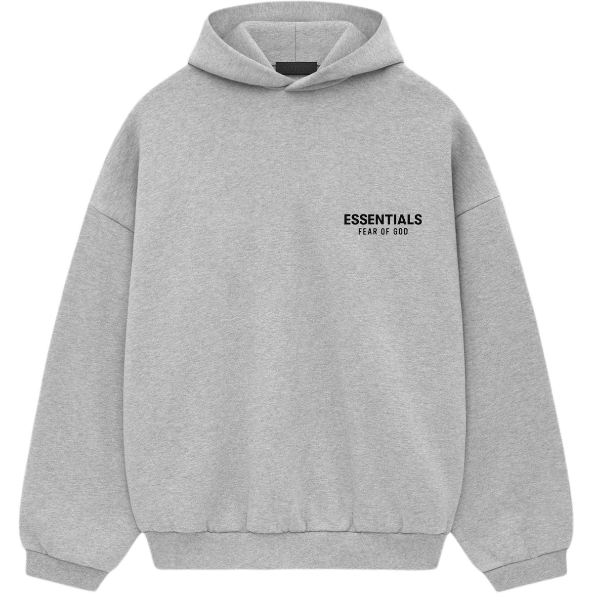 Fear of God Essentials FW24 Holiday Core Hoodie Light Mist Grey