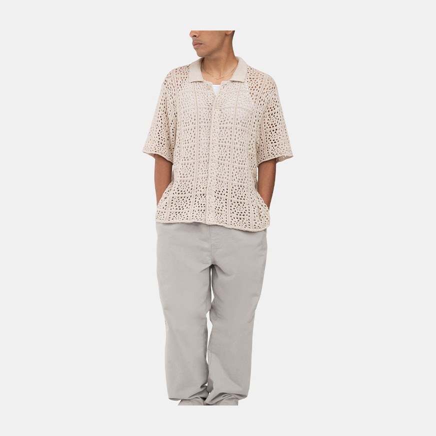 Stussy Crocheted Short Sleeve Shirt