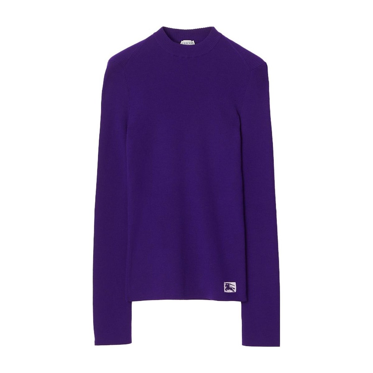 Burberry Wool Blend Sweater Purple