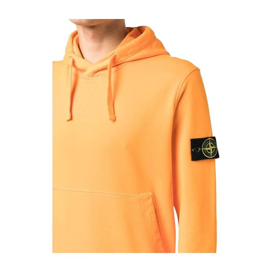 Stone Island Hoodie Orange