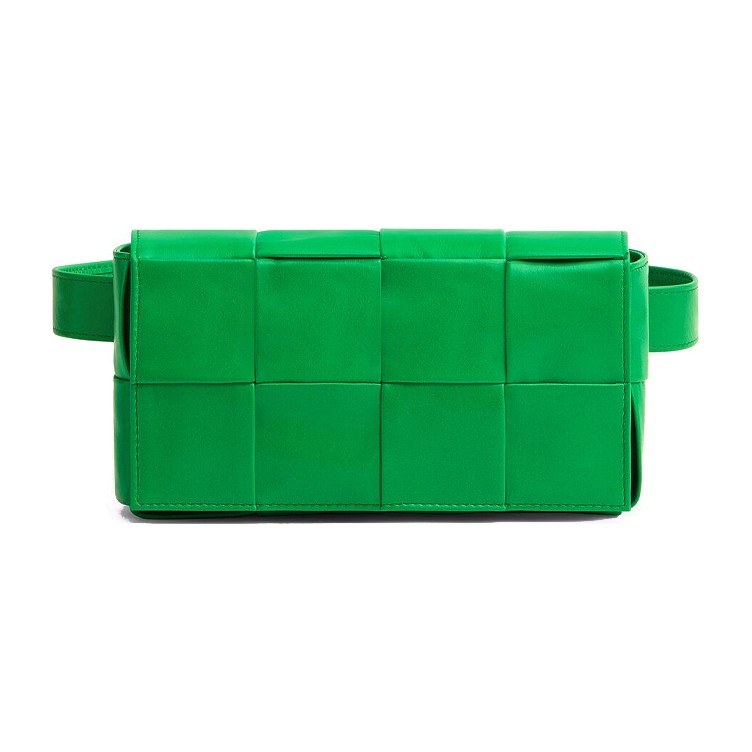 Bottega Veneta Cassette Belt Parakeet Green