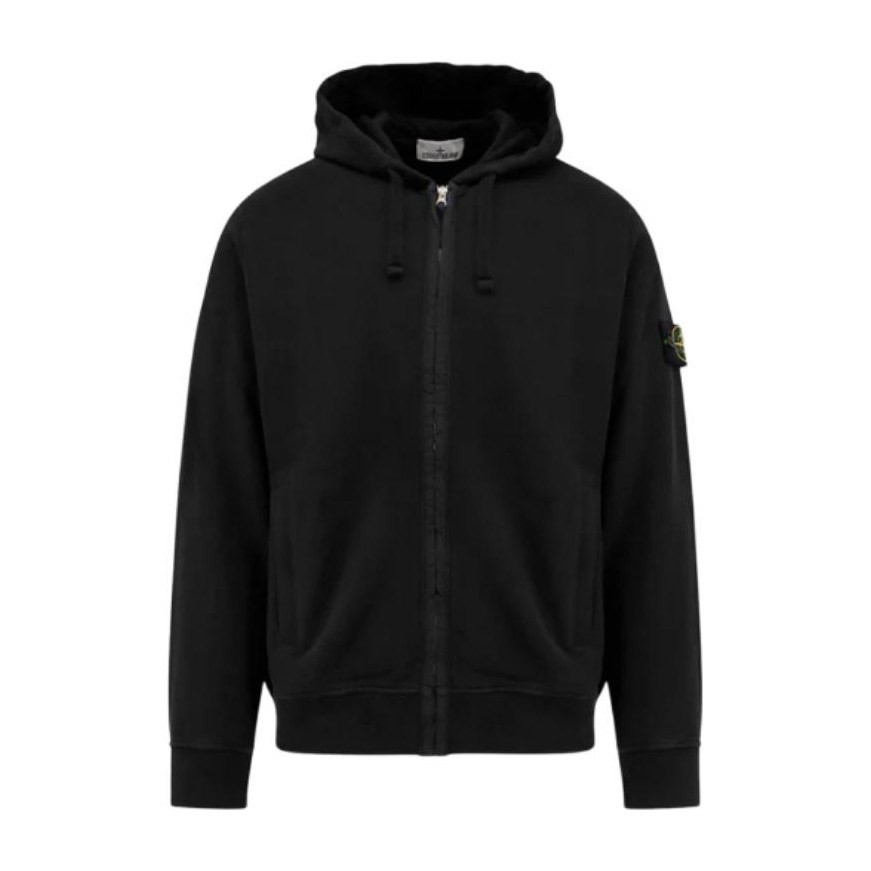 Stone Island Hooded Logo Sweatshirt