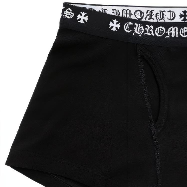 Chrome Hearts Logo Embroidered Boxers Black