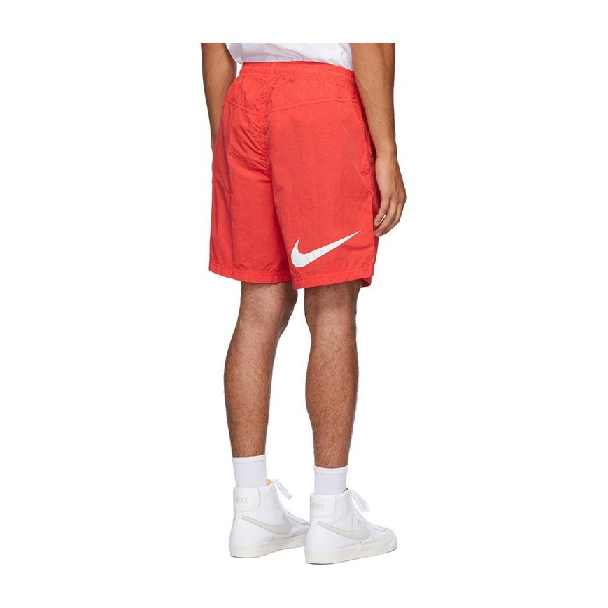 Stussy x Nike Logo Shorts Red