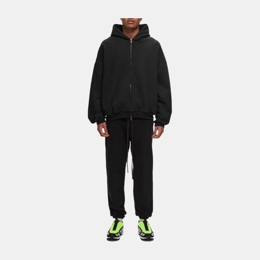 Fear of God Essentials Heavy Fleece Fullzip Hoodie Obsidian Black