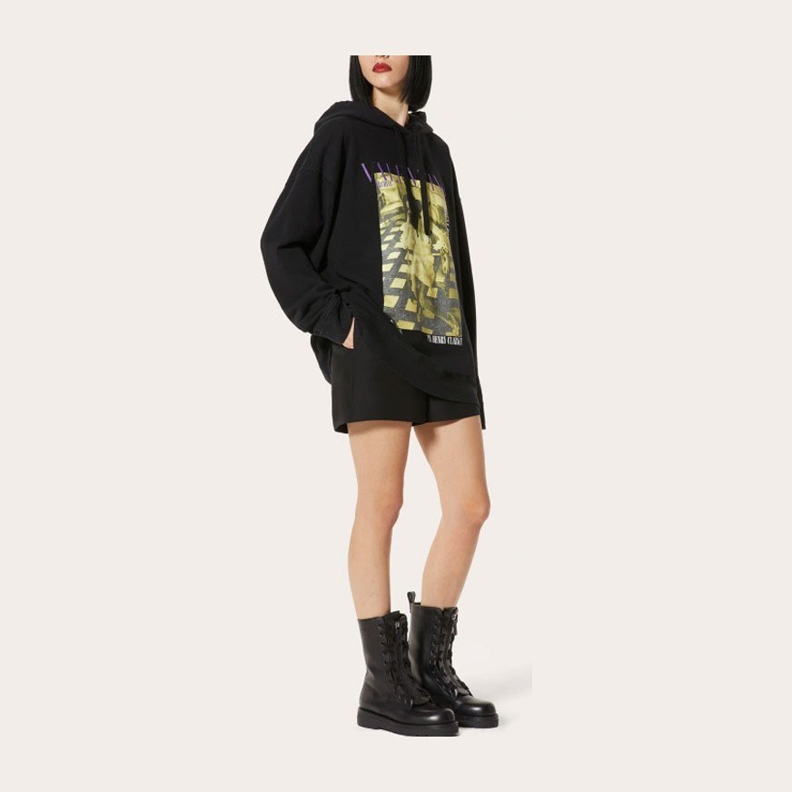 Valentino SS22 Hoodie Black