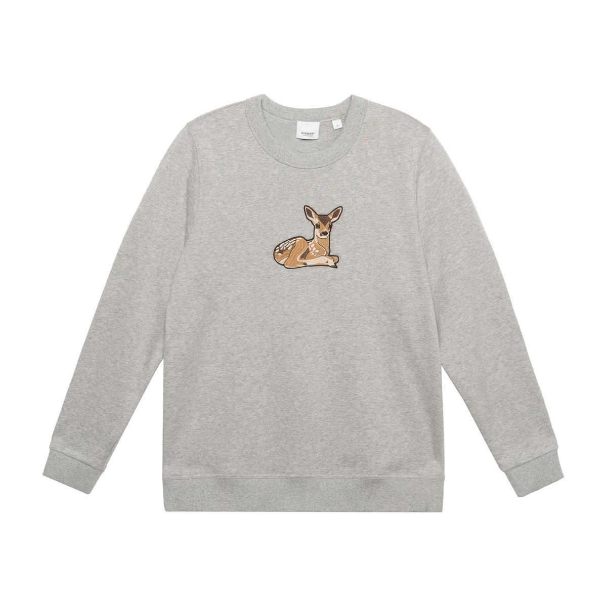 Burberry Deer Print Sweatshirt Light Grey