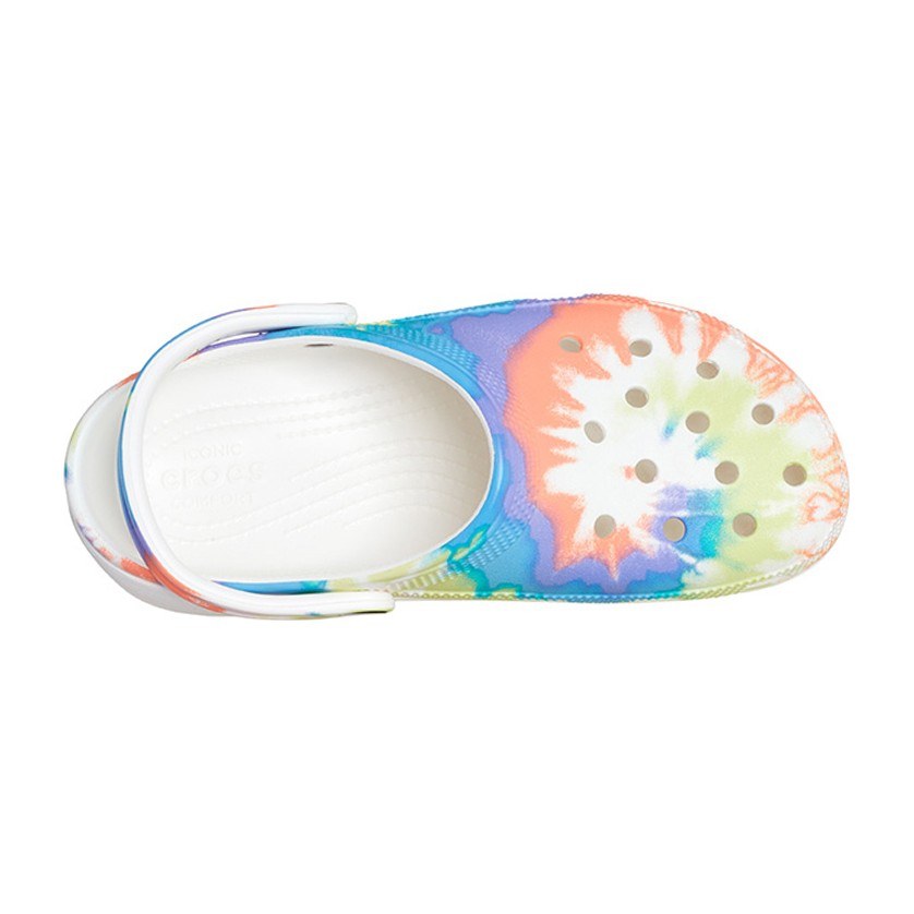 Crocs Classic Clog Blue Orange Tie-Dye