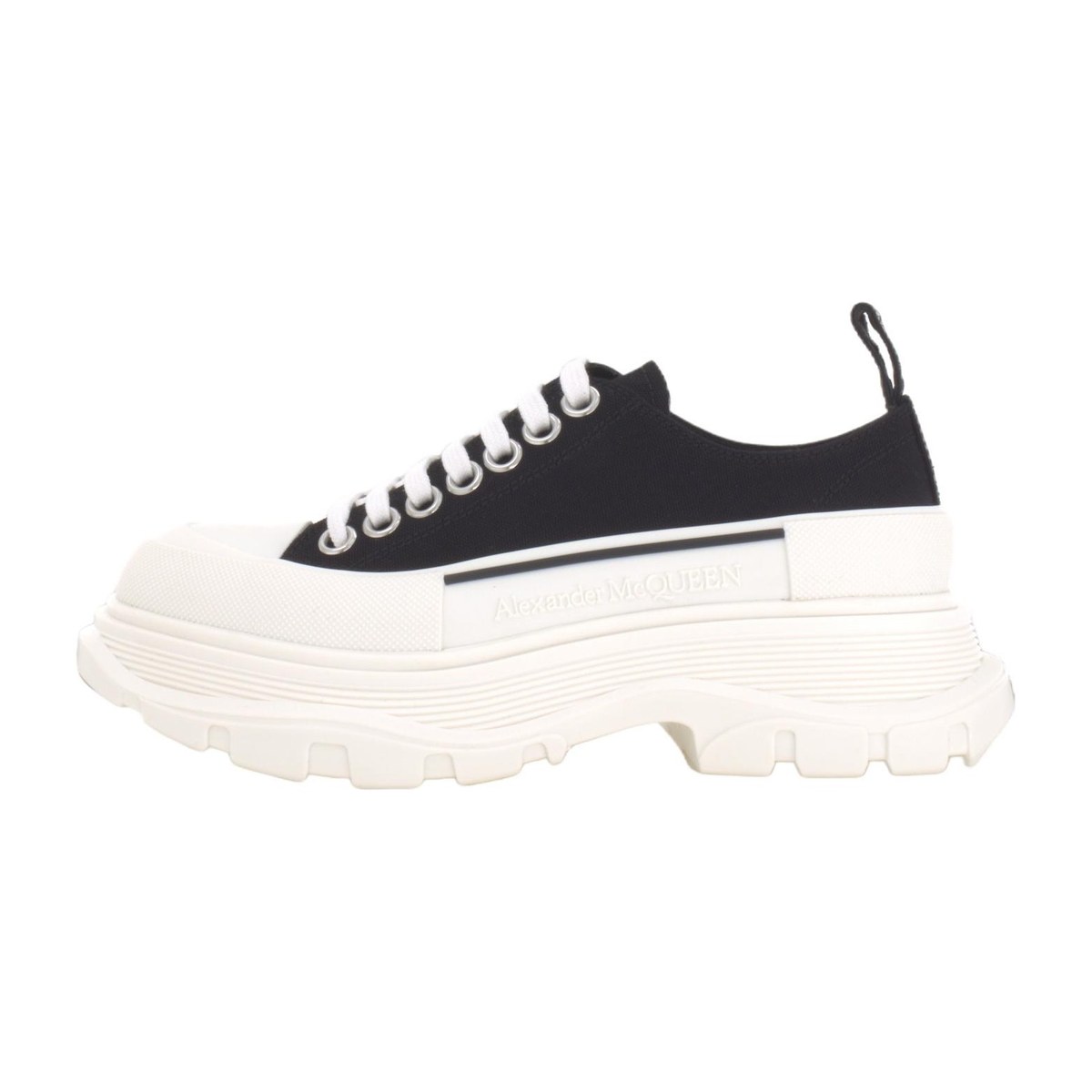Alexander McQueen Ankle Boots White Black