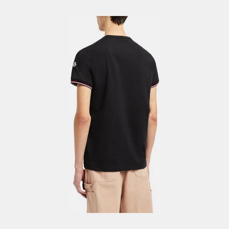 Moncler 3-Color Trimmed Cotton T-Shirt