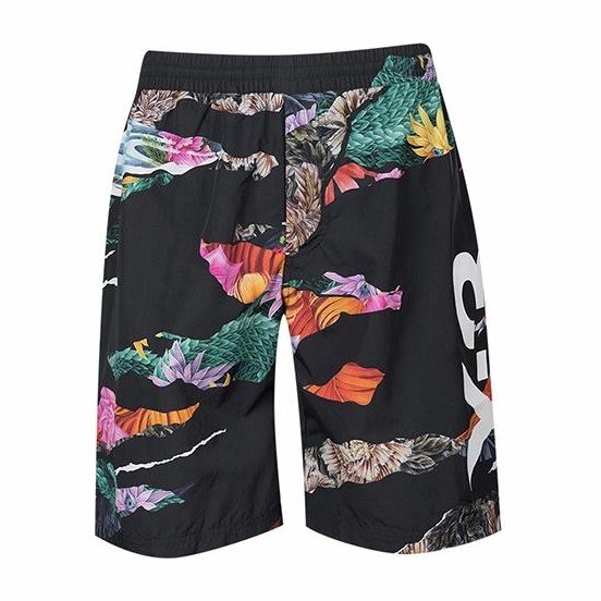 Y-3 SS22 Large Logo Floral Swim Shorts