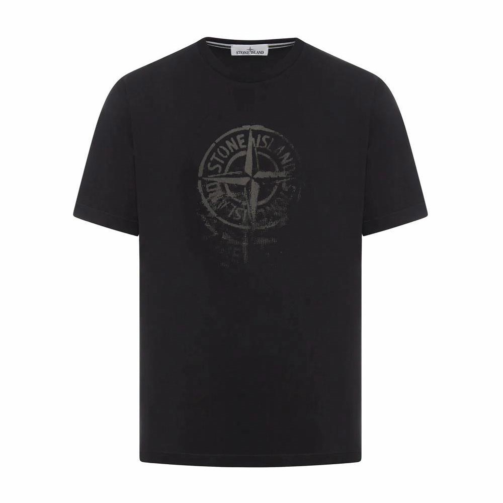 Stone Island Compass Logo T-Shirt Black