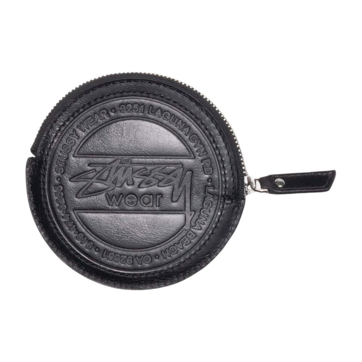 Stussy Leather Clutch Black