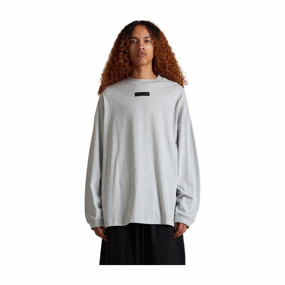 Fear of God Essentials Longsleeve Shirt Light Heather Grey