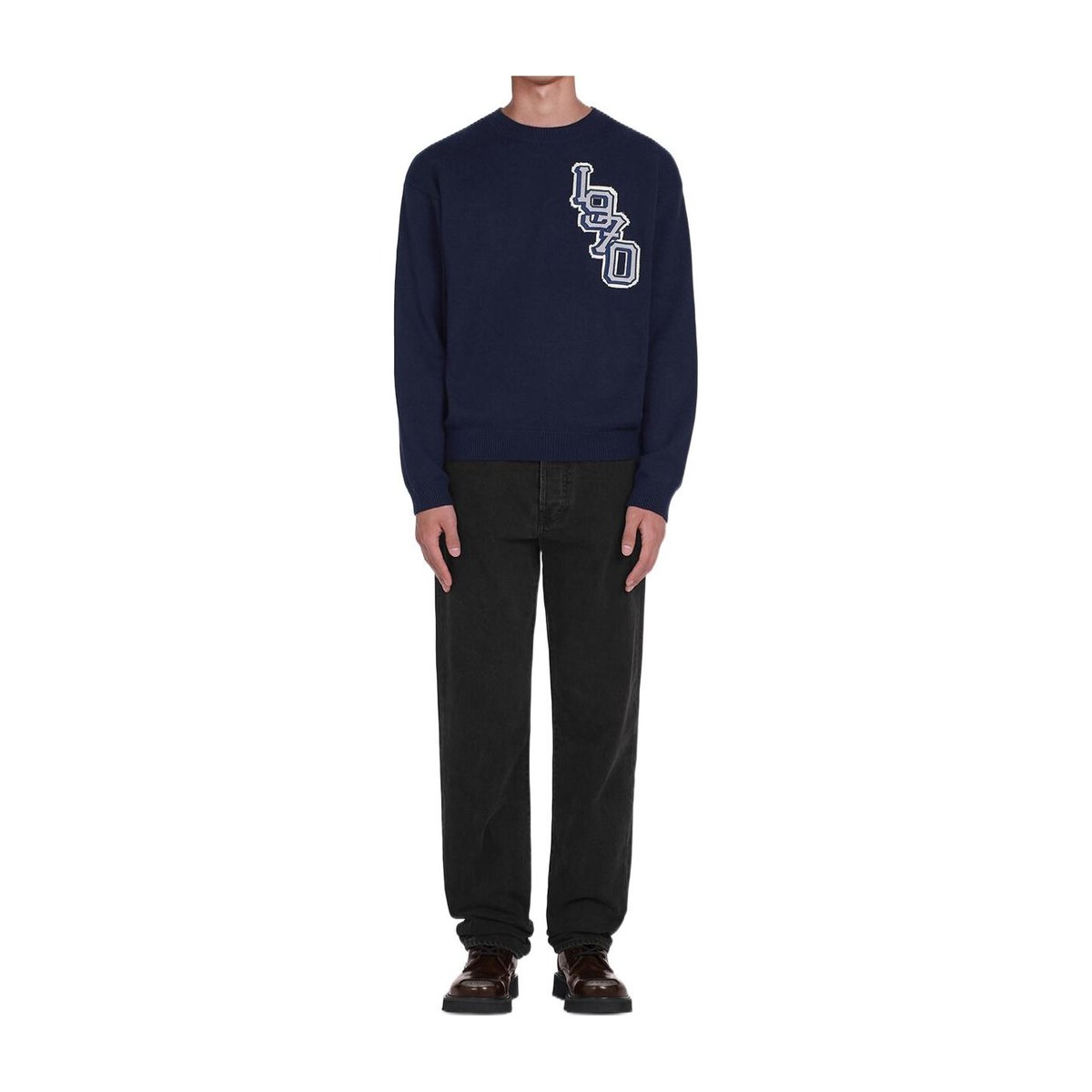 KENZO x Nigo FW22 University Tiger Logo Sweater Navy