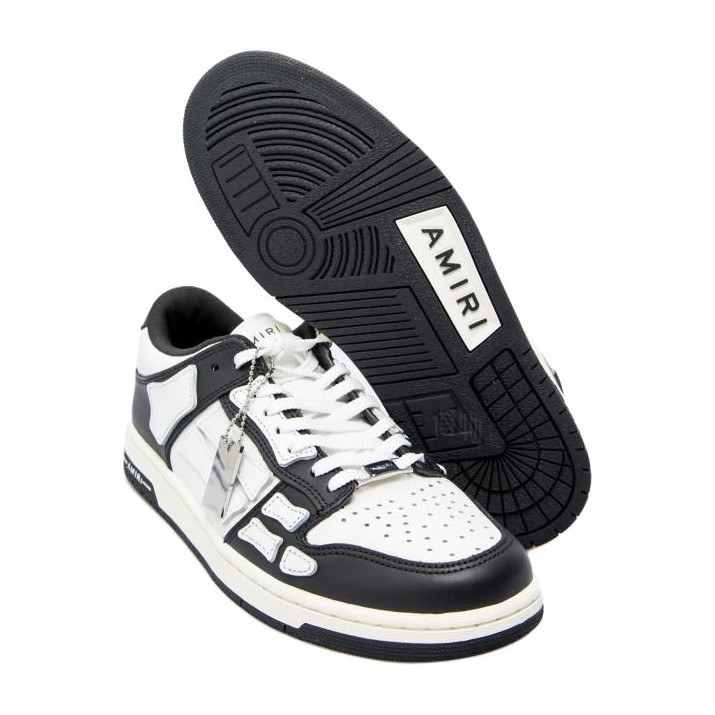 AMIRI Skel-Top Low Black White