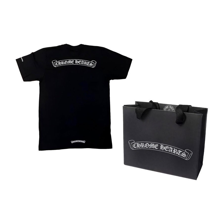 Chrome Hearts Logo Crewneck T-Shirt Black