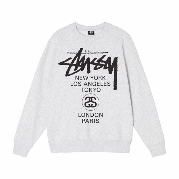 Stussy World Tour Crewneck Sweatshirt