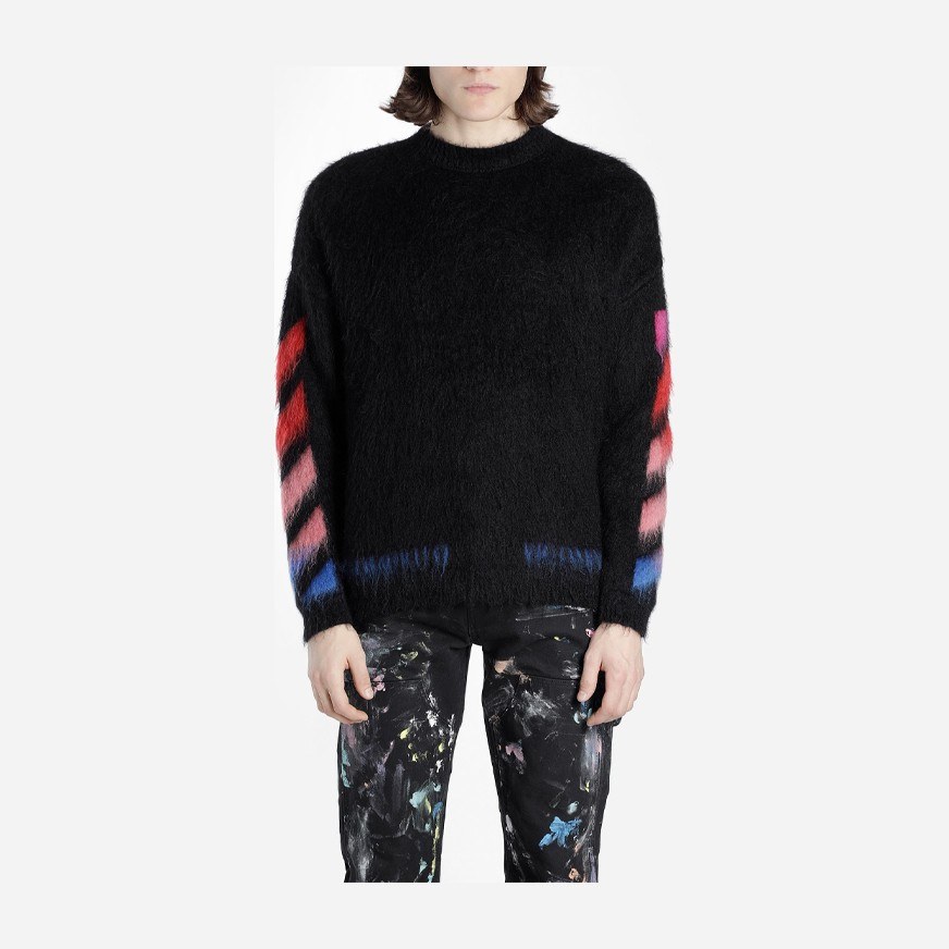 OFF-WHITE FW19 Mohair Sweater Black