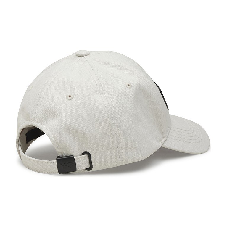 Y-3 Wide Brim Strap Cap White