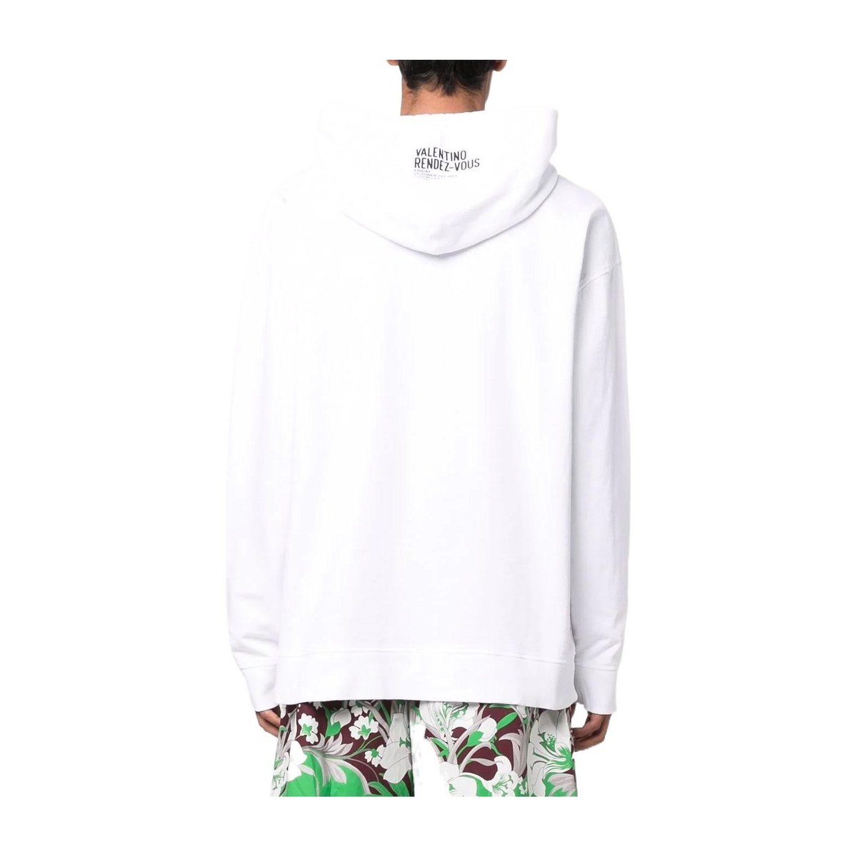 Valentino SS22 Logo Hoodie White