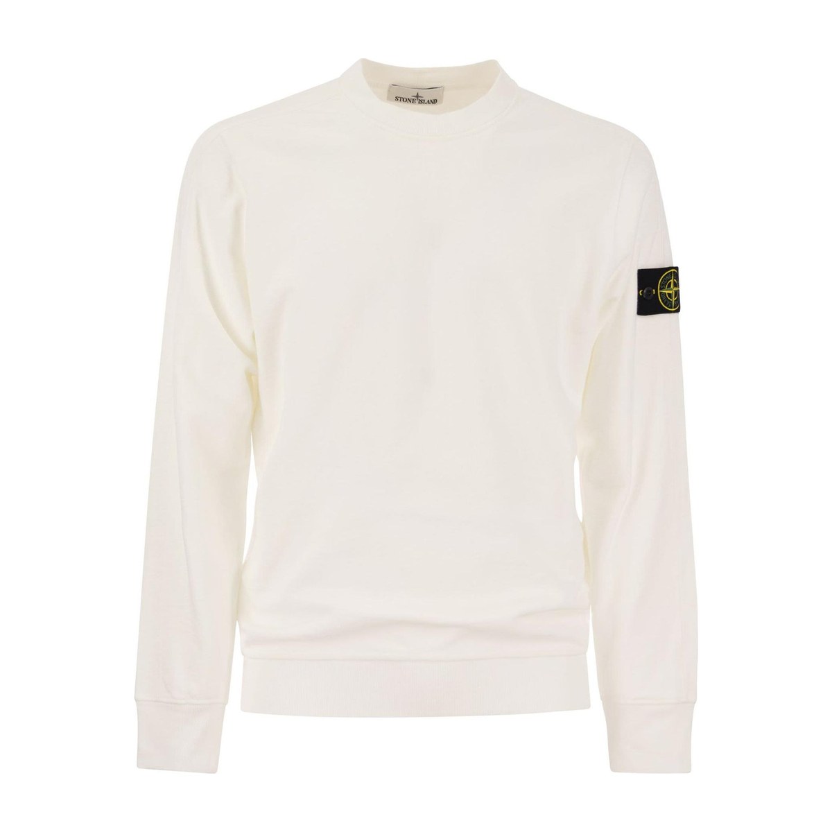 Stone Island SS24 White Sweatshirt