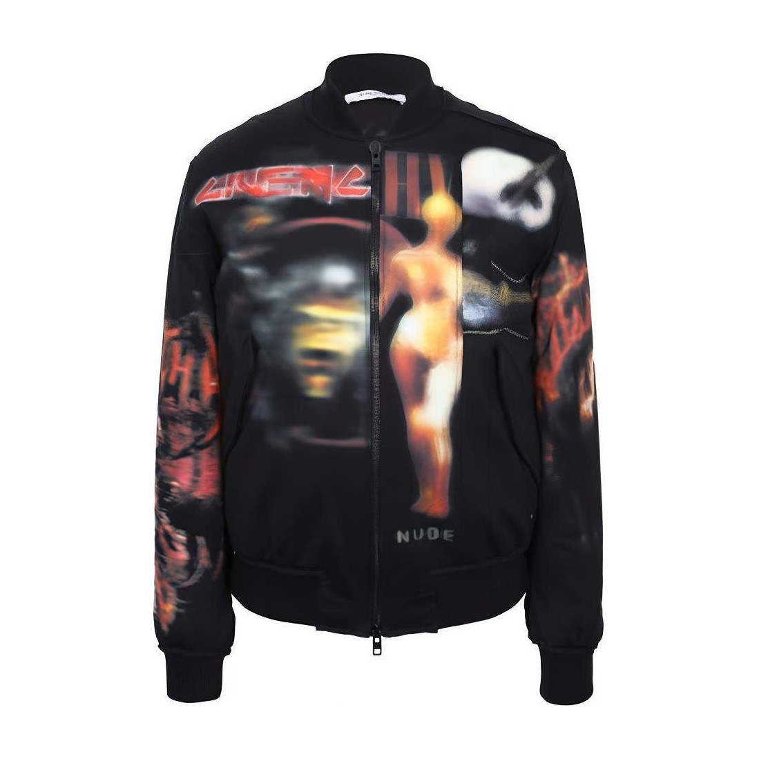 Givenchy Long Sleeve Zip Jacket Black