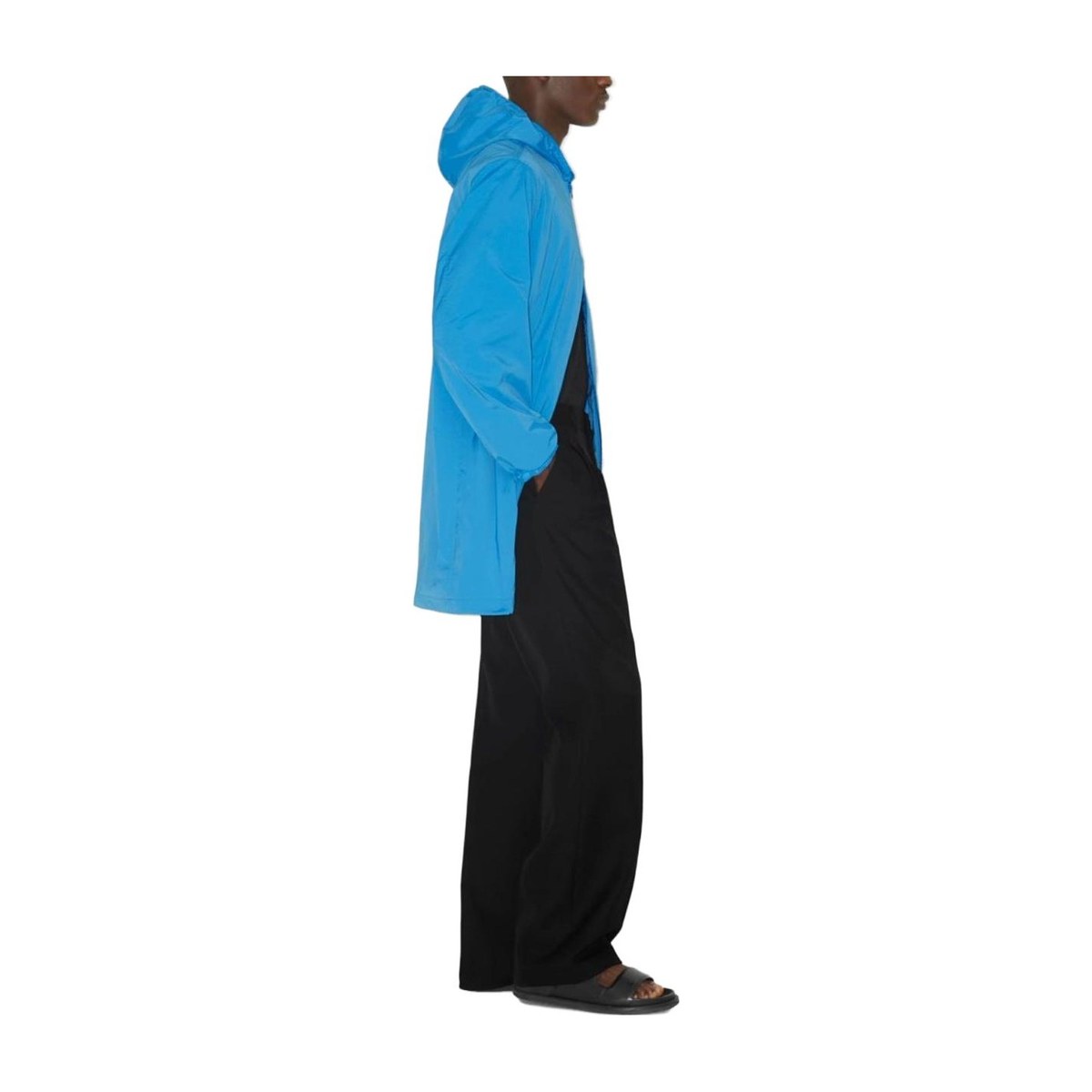 Burberry FW23 Hooded Zip Trench Coat Sky Blue