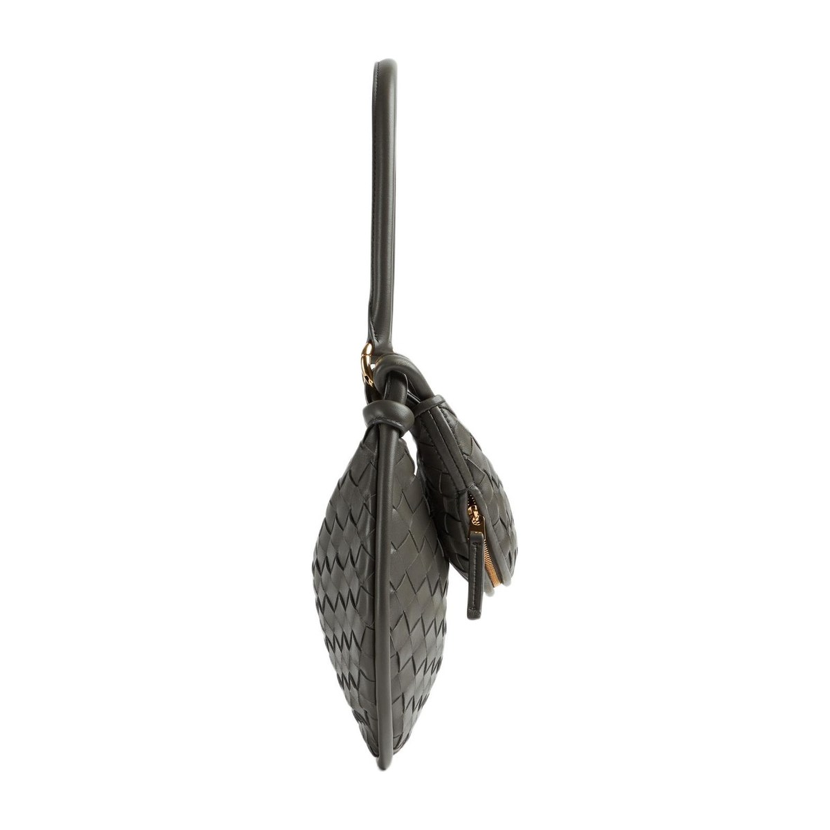 Bottega Veneta Small Gemelli Light Graphite